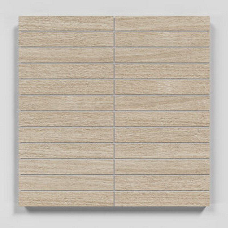 Crossville 12" x 11" Rural Retreat Unpolished Porcelain Mosaic