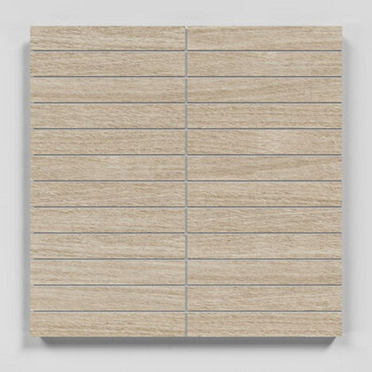 Crossville 12" x 11" Rural Retreat Unpolished Porcelain Mosaic