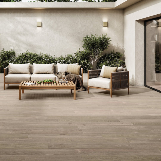 Crossville-8-x-48-Rural-Retreat-Exterior-Porcelain-Wood-Plank-Sunrise