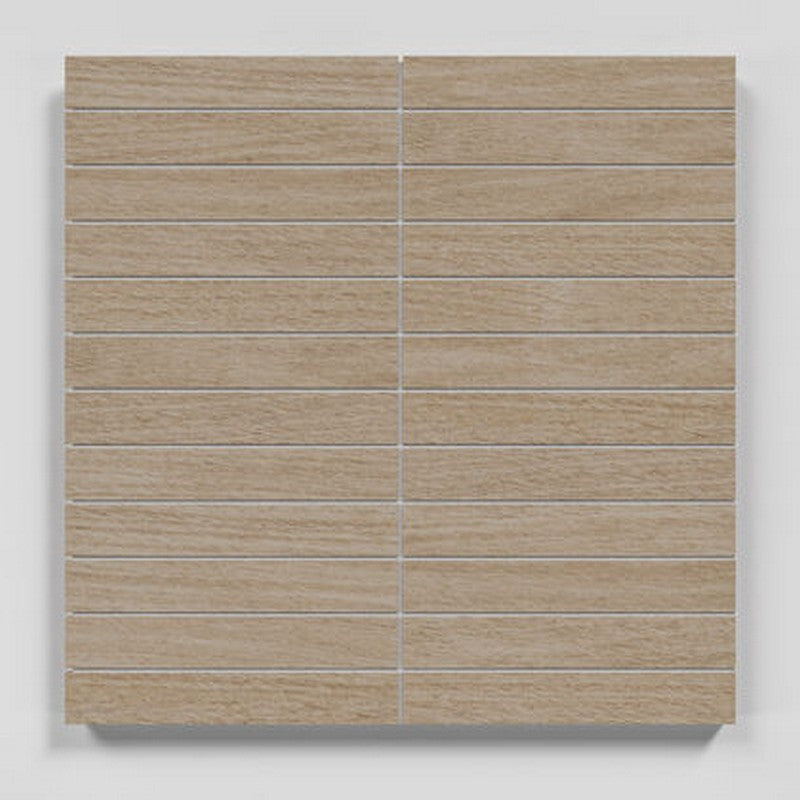 Crossville 12" x 11" Rural Retreat Unpolished Porcelain Mosaic