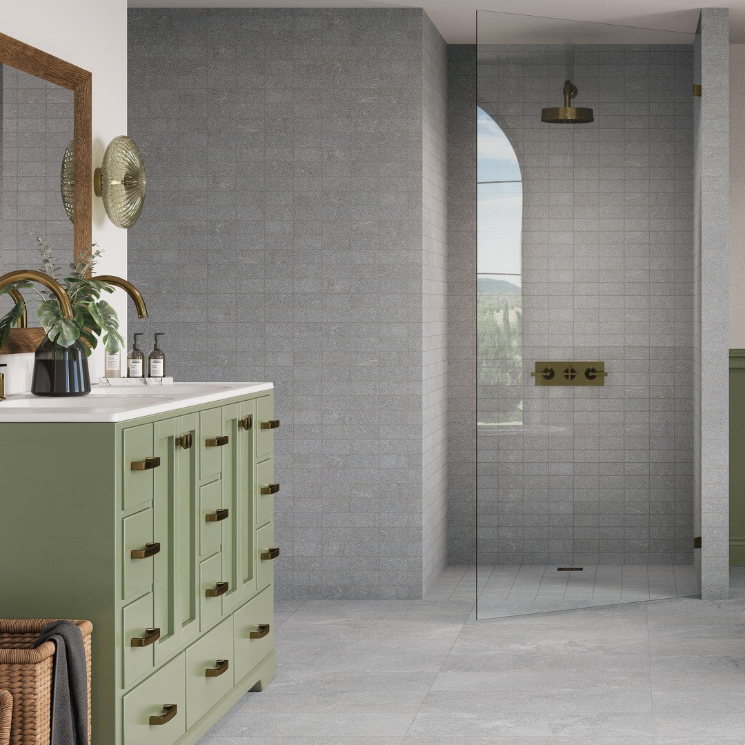 Crossville-12-x-12-Sociale-Feather-Soft-2x4-Stacked-Porcelain-Mosaic-Augustus-Grey