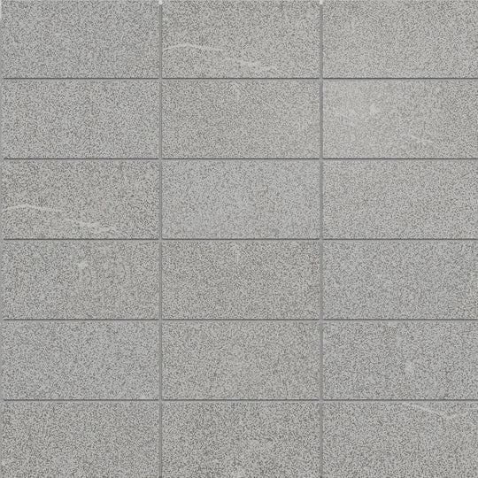 Crossville 12" x 12" Sociale Feather Soft 2x4" Stacked Porcelain Mosaic