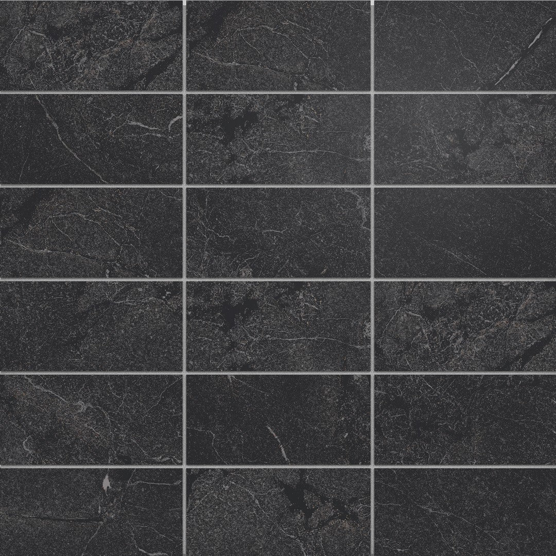 Crossville 12" x 12" Sociale Feather Soft 2x4" Stacked Porcelain Mosaic