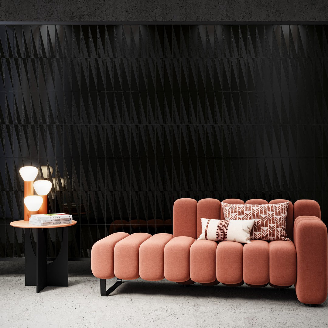 Crossville-3-x-12-Snippet-Gloss-&-Matte-Ceramic-Wall-Tile-Coal-Left