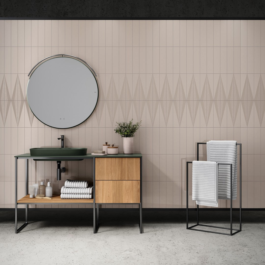 Crossville-3-x-12-Snippet-Gloss-&-Matte-Ceramic-Wall-Tile-Warm-Silver-Left