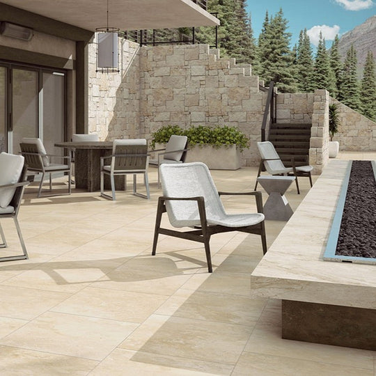 Crossville-24-x-24-Stone-Fiction-Textured-Porcelain-Tile-Travertine-Ivory