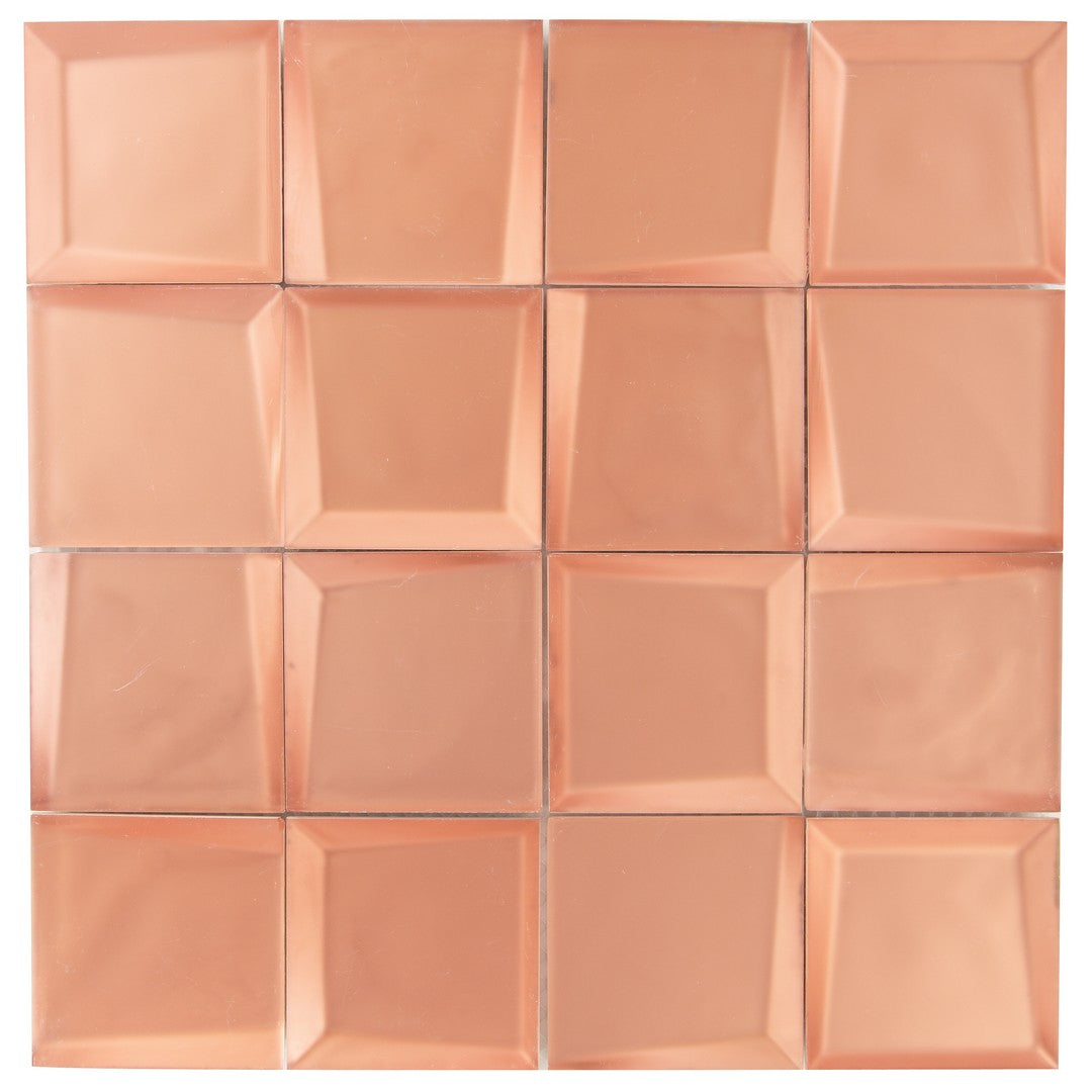 Crossville 12" x 12" Sideview Glass Matte Glass 3" Mosaic