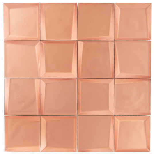 Crossville 12" x 12" Sideview Glass Matte Glass 3" Mosaic