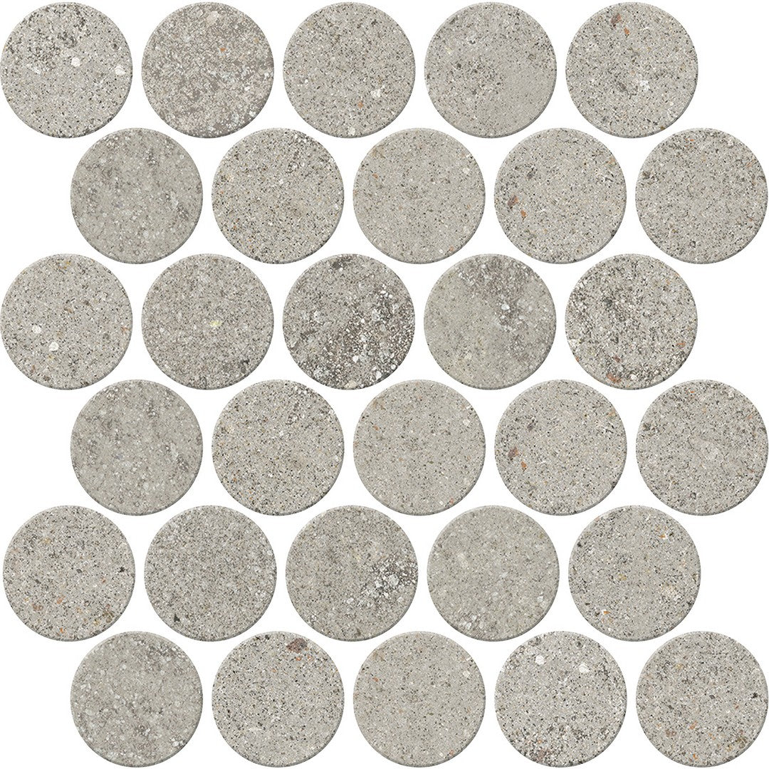 Crossville 14" x 14" Trajectory Unpolished Circle Porcelain Mosaic