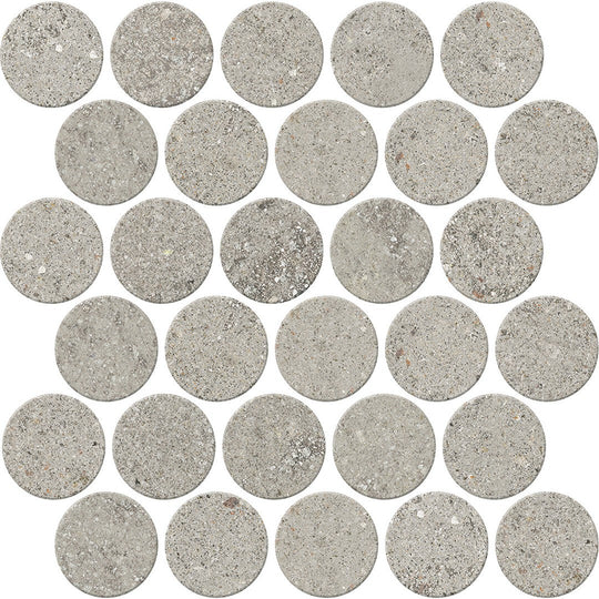 Crossville 14" x 14" Trajectory Unpolished Circle Porcelain Mosaic