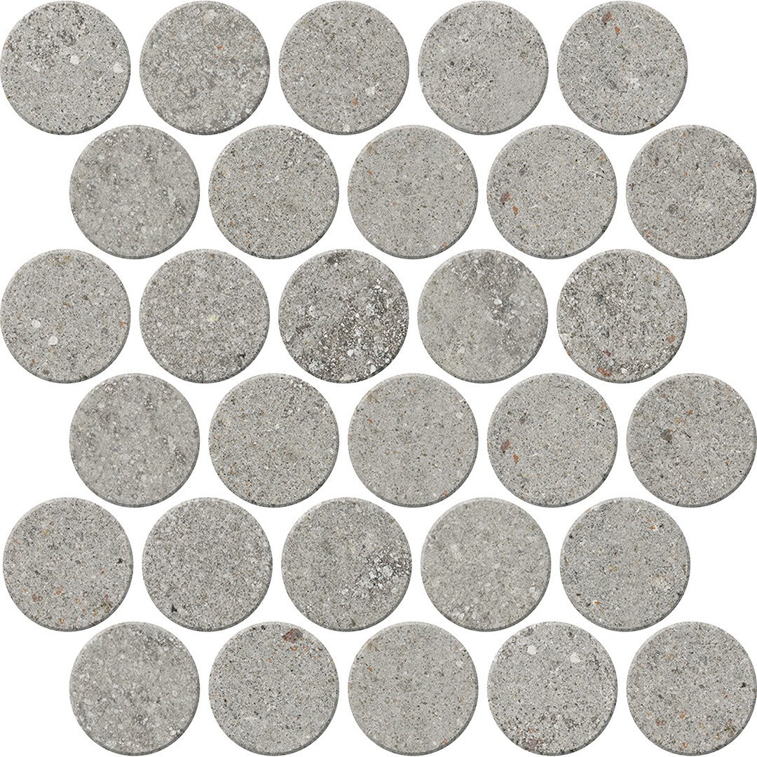 Crossville 14" x 14" Trajectory Unpolished Circle Porcelain Mosaic