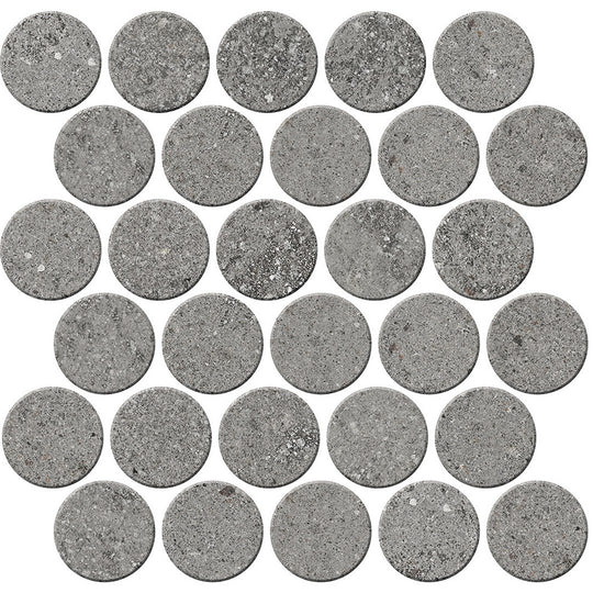 Crossville 14" x 14" Trajectory Unpolished Circle Porcelain Mosaic