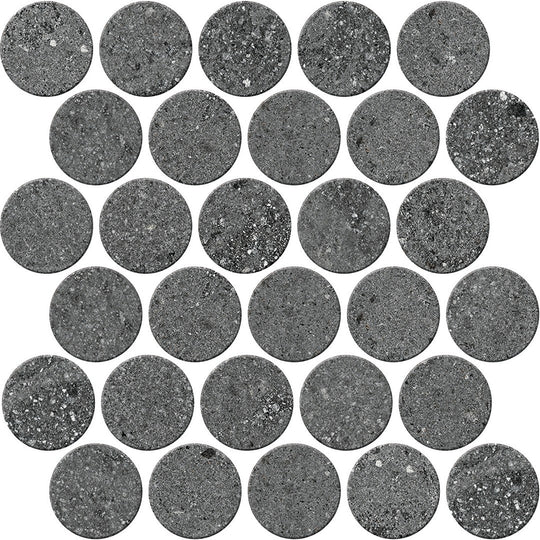 Crossville 14" x 14" Trajectory Unpolished Circle Porcelain Mosaic