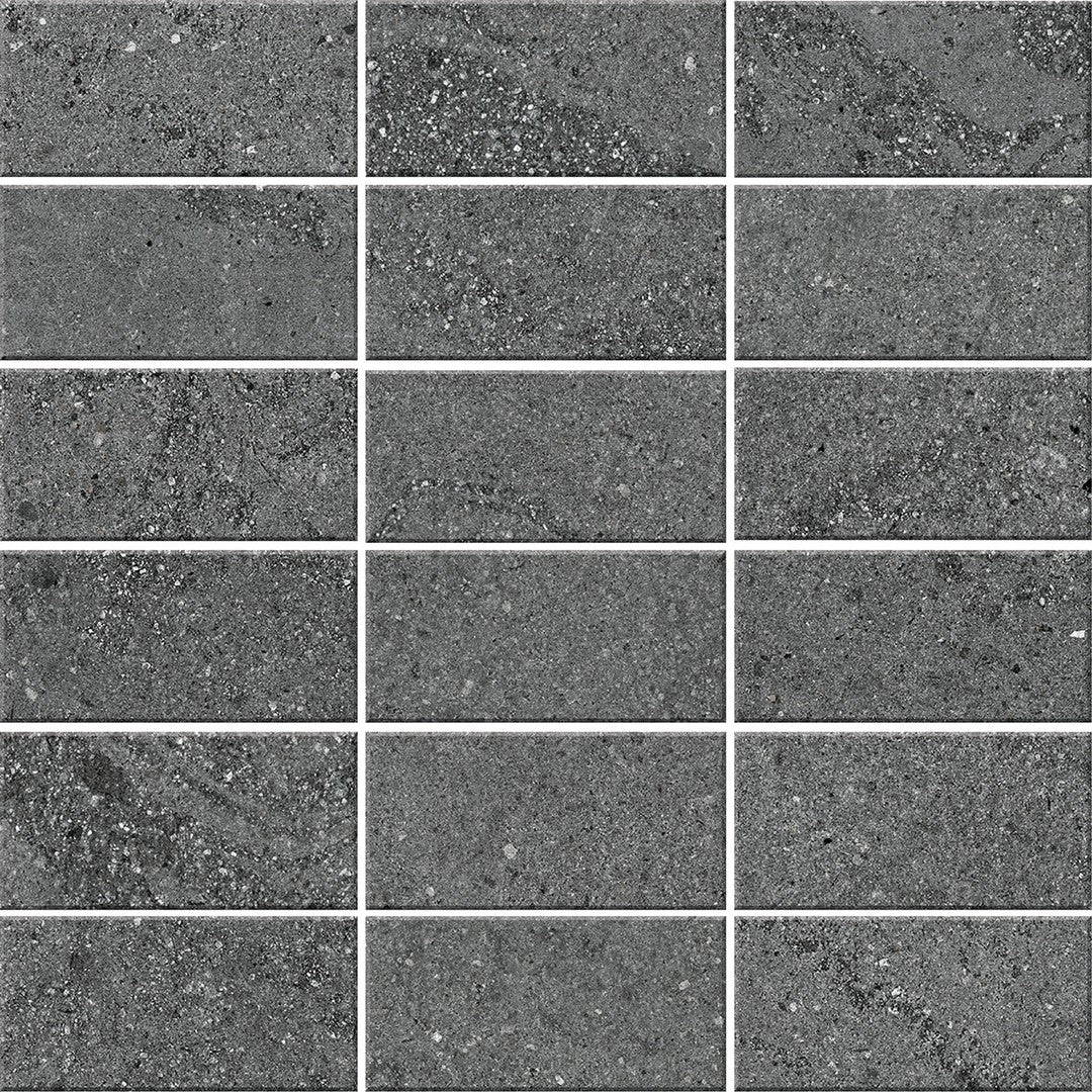 Crossville 12" x 12" Trajectory Unpolished 2x4" Stacked Brick Porcelain Mosaic