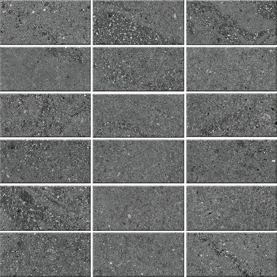 Crossville 12" x 12" Trajectory Unpolished 2x4" Stacked Brick Porcelain Mosaic