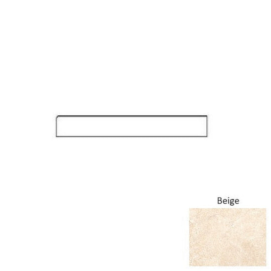 Tesoro 3" x 24" Fratto Rectified Matte Porcelain Bullnose