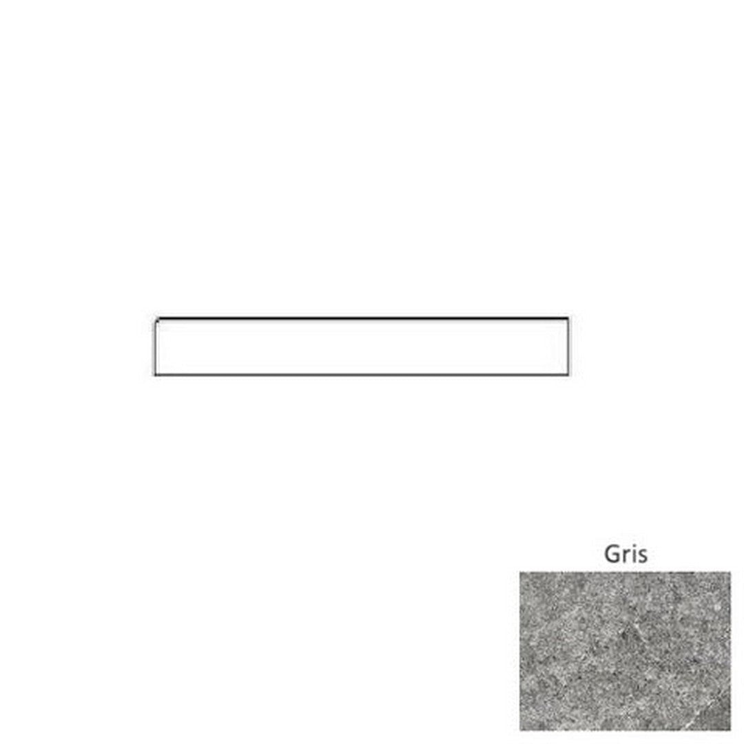 Tesoro 3" x 24" Fratto Rectified Matte Porcelain Bullnose