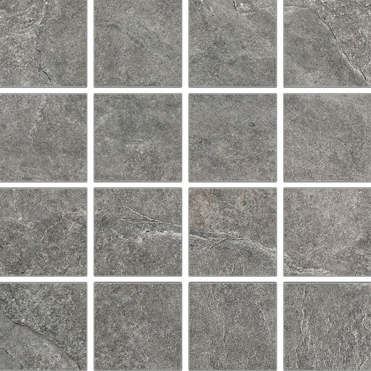 Tesoro 12" x 12" Fratto Rectified Matte Porcelain 3" Mosaic