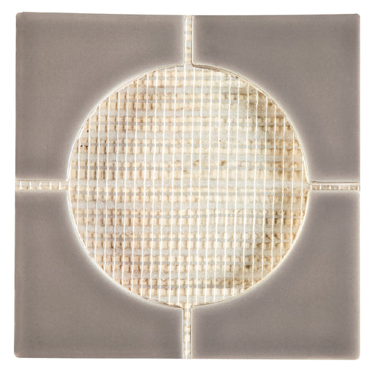 Crossville 6" x 6" Cursive Gloss Ceramic 4" Corner Mosaic