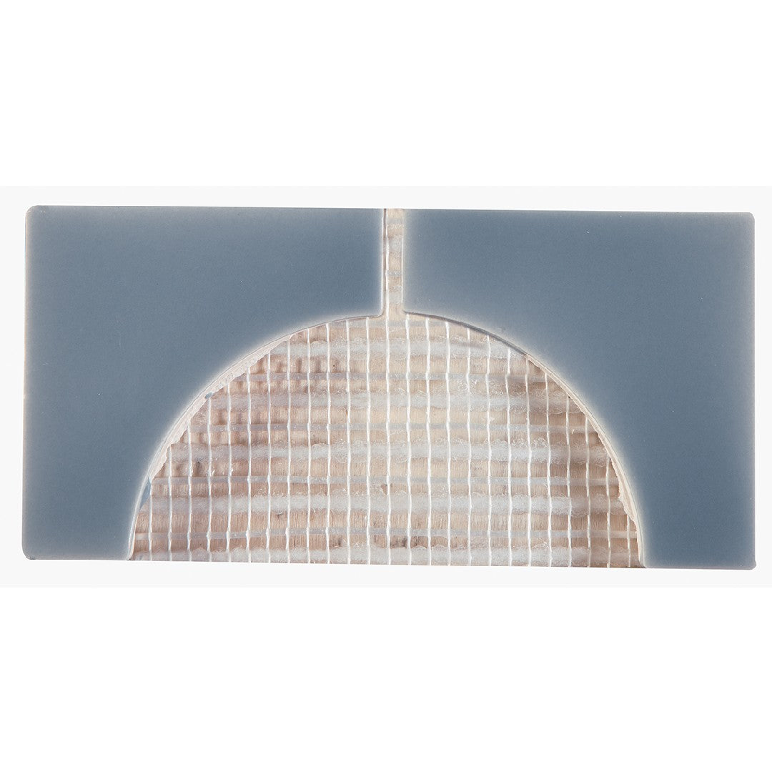 Crossville 3" x 6" Cursive Gloss Ceramic 2" Corner Mosaic