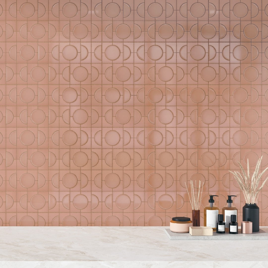 Crossville-3-x-6-Cursive-Gloss-Ceramic-2-Corner-Mosaic-Rose-Gold