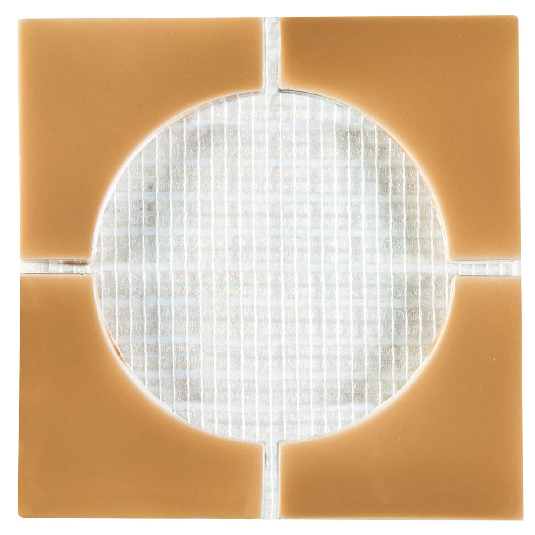 Crossville 6" x 6" Cursive Gloss Ceramic 4" Corner Mosaic