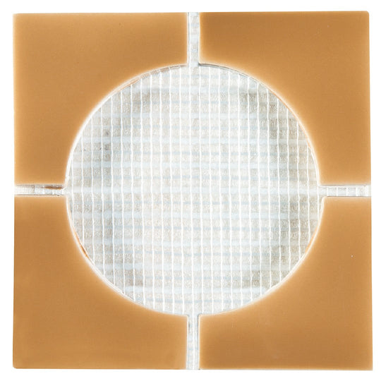 Crossville 6" x 6" Cursive Gloss Ceramic 4" Corner Mosaic