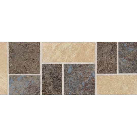 Daltile-Continental-Slate-4-x-12-Matte-Ceramic-Deco-Border-Floor-Tile-Gold-|-Blue-|-Brown