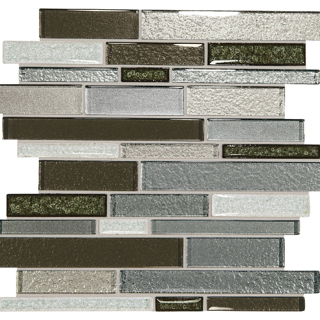 Daltile-Crystal-Shores-12-x-14-Glossy-Glass-Random-Linear-Mosaic-Emerald-Isle