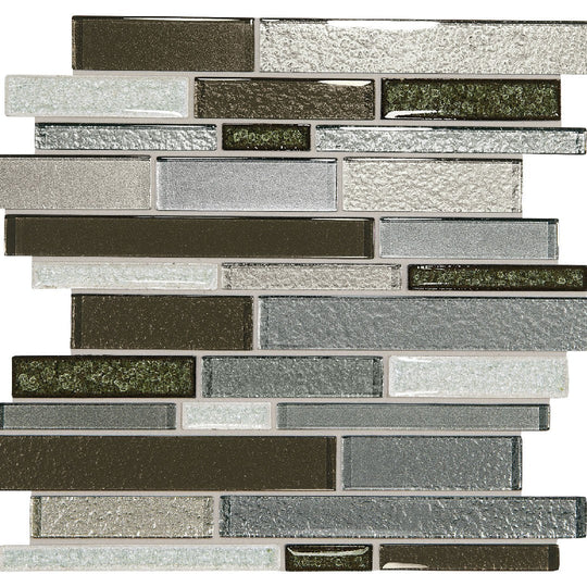 Daltile-Crystal-Shores-12-x-14-Glossy-Glass-Random-Linear-Mosaic-Emerald-Isle