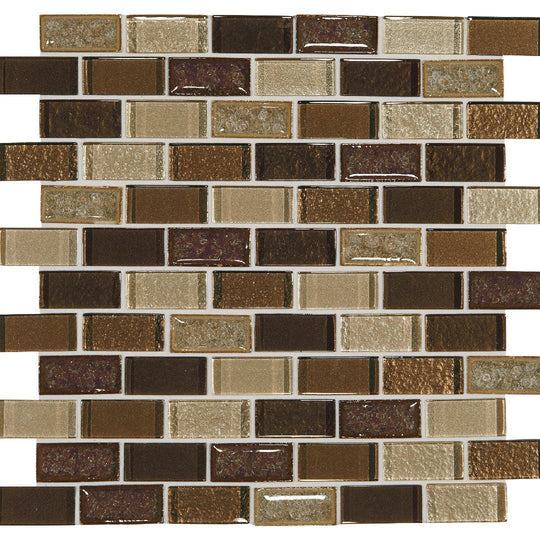 Daltile-Crystal-Shores-12-x-13-Glossy-Glass-2x1-Brick-Joint-Mosaic-Copper-Coast