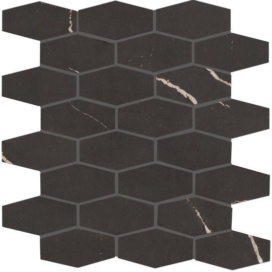 Marazzi Classentino Marble 2" x 3" Matte Linear Hexagon Mosaic