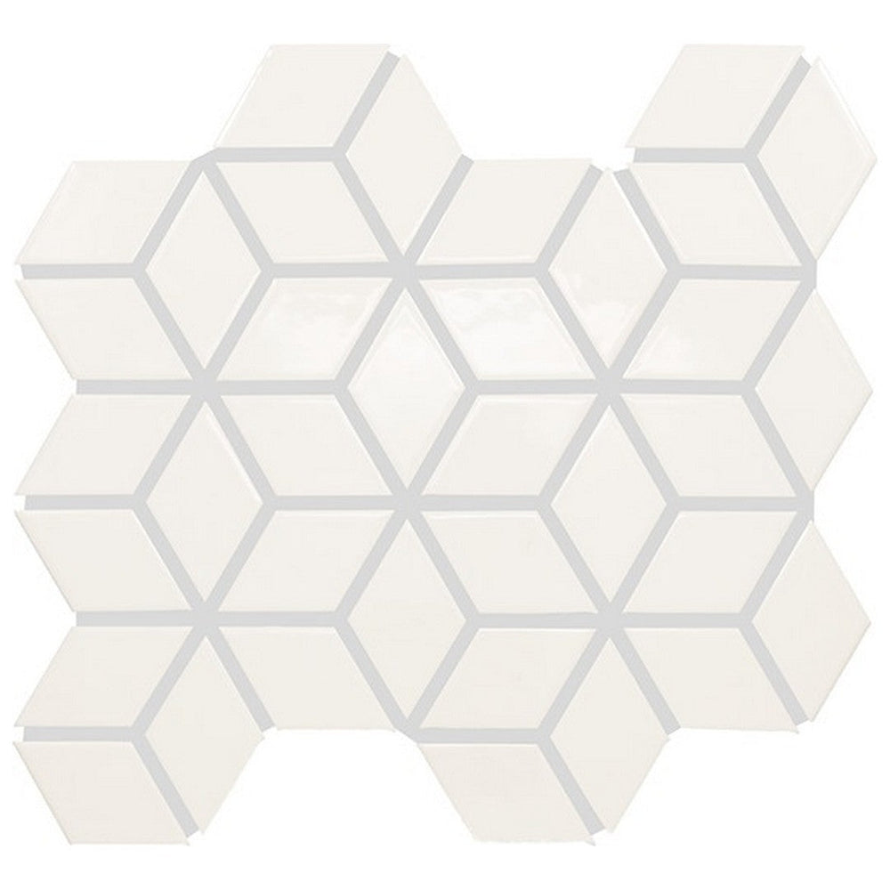 Daltile Colorwheel Retro 2" x 3" 3D Cube Matte Mosaic