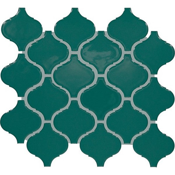 Daltile Colorwheel Retro 3" x 3" Arabesque Glossy Mosaic