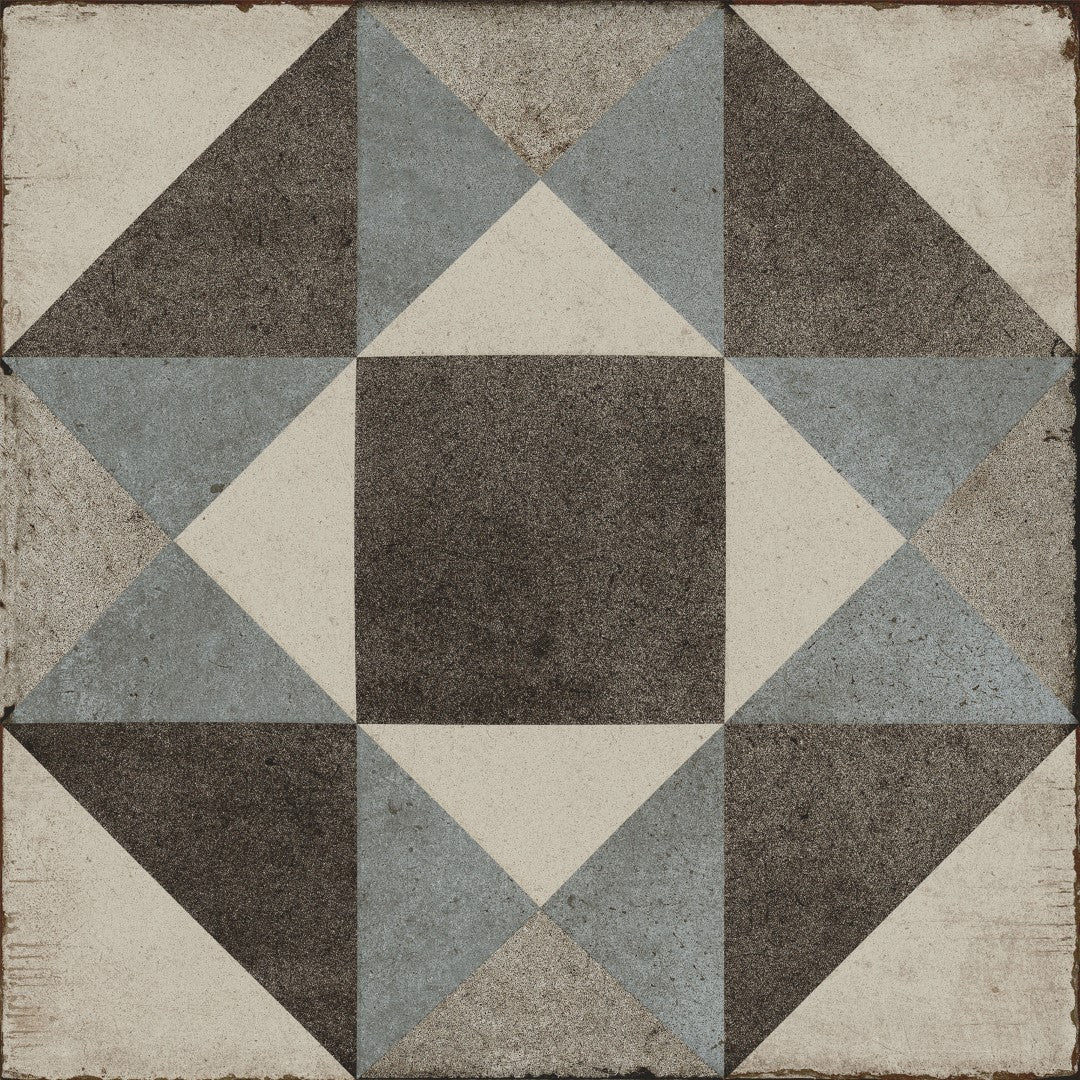 Daltile Quartetto 8" x 8" Matte Porcelain Figura Deco Floor Tile