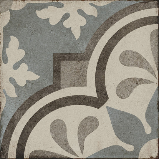 Daltile Quartetto 8" x 8" Matte Porcelain Grande Deco Floor Tile