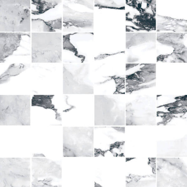 Happy Floors 12" x 12" Crash Polished Porcelain 2" Mosaic