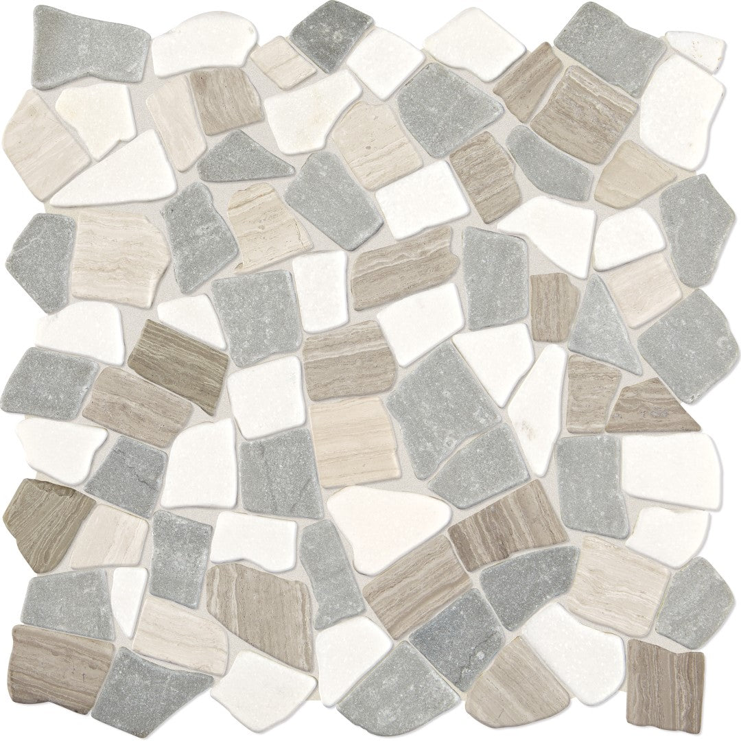 Daltile-Raine-12-x-12-Tumbled-Marble-River-Pebble-Mosaic-Cumulus-Grey-Blend