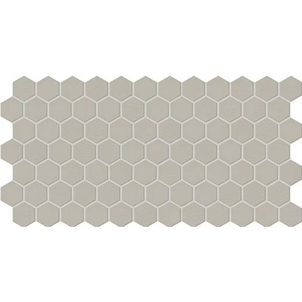 Daltile-Keystones-12-x-24-Matte-Porcelain-2-Hexagon-Mosaic-Desert-Gray