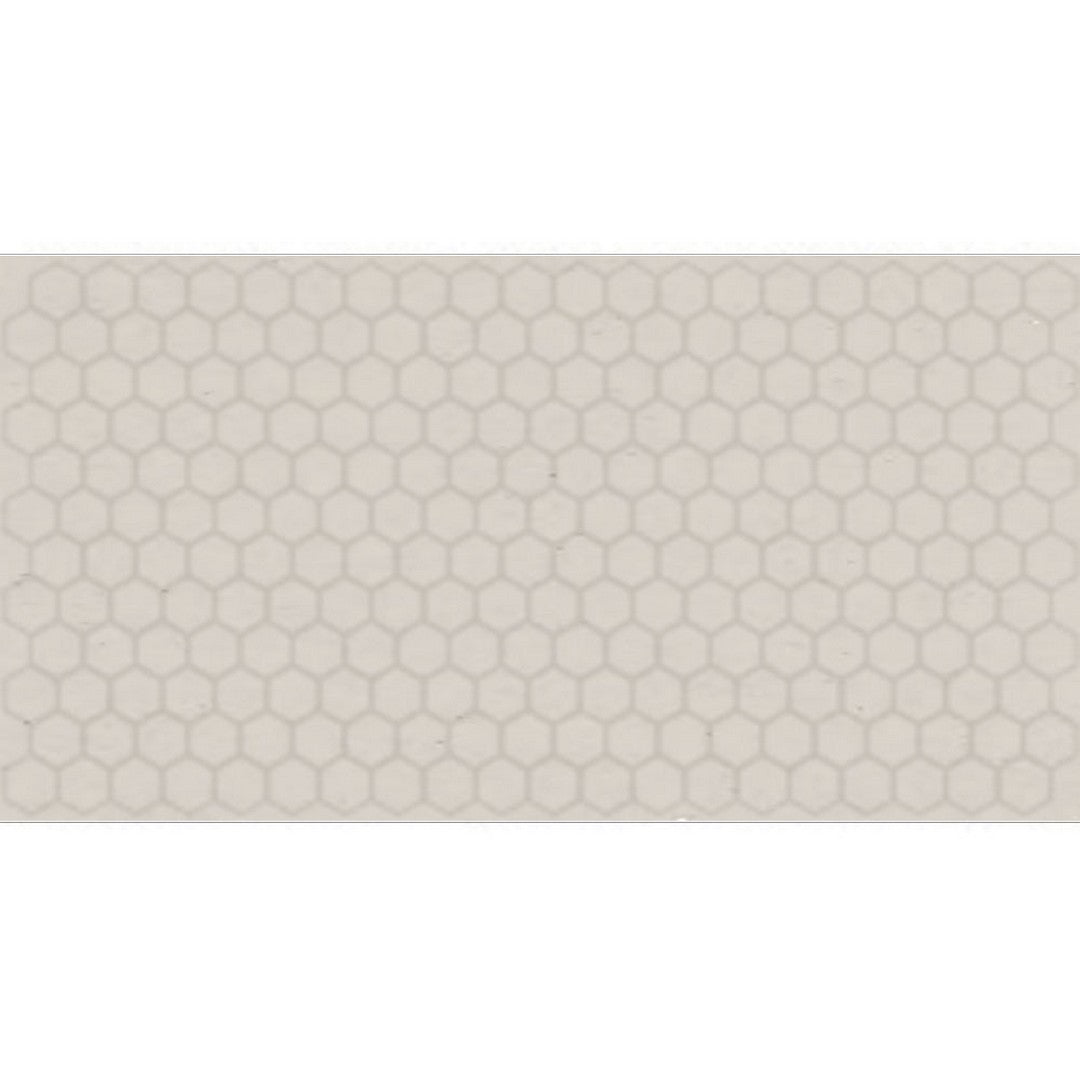 Daltile-Keystones-12-x-21-Matte-Porcelain-1-Hexagon-Mosaic-Moonshine