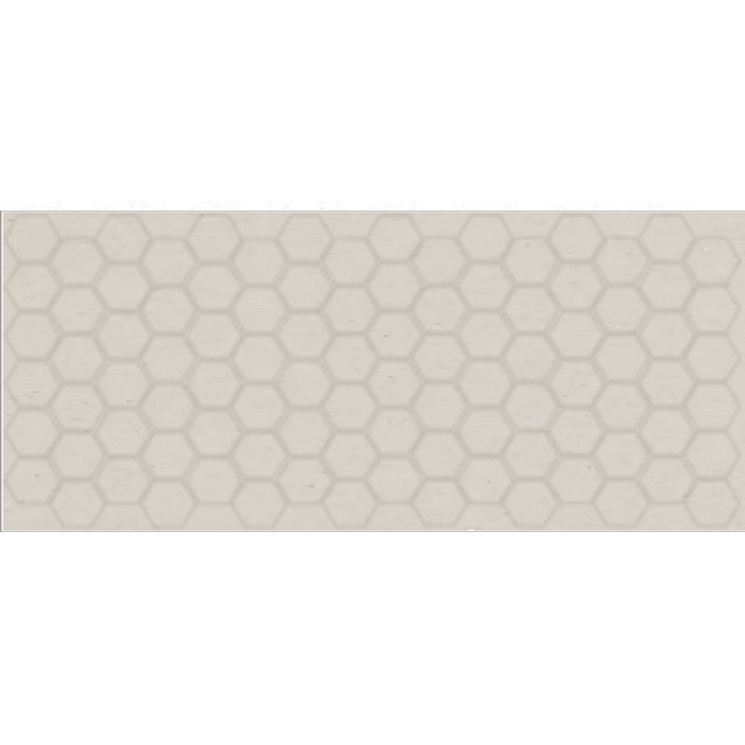 Daltile-Keystones-12-x-24-Matte-Porcelain-2-Hexagon-Mosaic-Moonshine