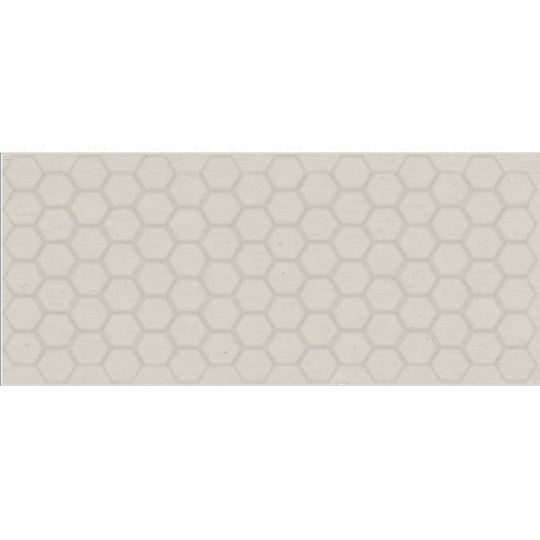 Daltile-Keystones-12-x-24-Matte-Porcelain-2-Hexagon-Mosaic-Moonshine