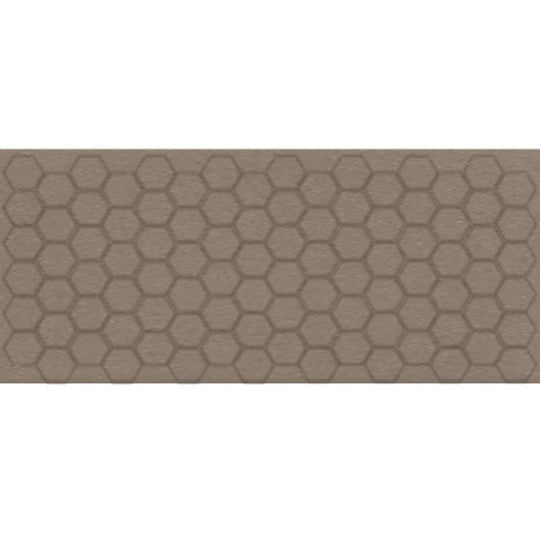 Daltile-Keystones-12-x-24-Matte-Porcelain-2-Hexagon-Mosaic-Artisan-Brown