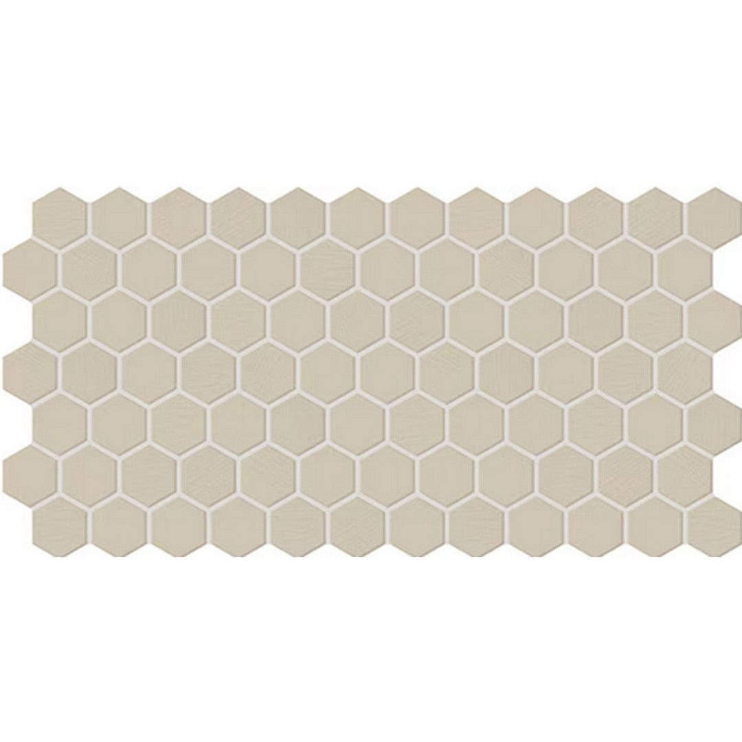 Daltile-Keystones-12-x-24-Matte-Porcelain-2-Hexagon-Mosaic-Urban-Putty