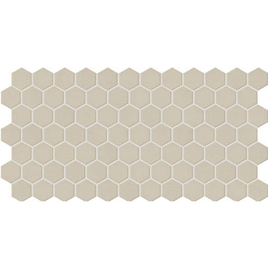 Daltile-Keystones-12-x-24-Matte-Porcelain-2-Hexagon-Mosaic-Urban-Putty