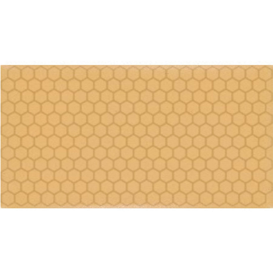 Daltile-Keystones-12-x-21-Matte-Porcelain-1-Hexagon-Mosaic-Mustard