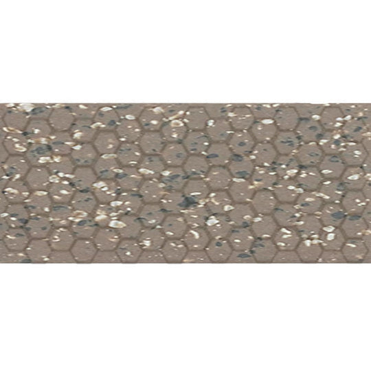 Daltile-Keystones-12-x-24-Matte-Porcelain-2-Hexagon-Mosaic-Artisan-Brown-Speckle