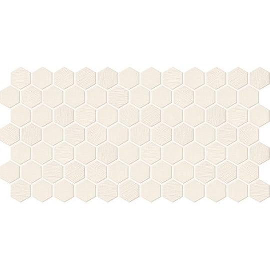 Daltile-Keystones-12-x-21-Matte-Porcelain-1-Hexagon-Mosaic-Biscuit