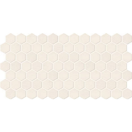 Daltile-Keystones-12-x-24-Matte-Porcelain-2-Hexagon-Mosaic-Biscuit