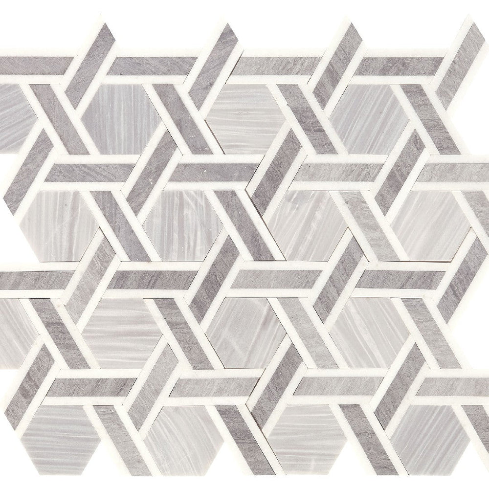 Daltile-Fonte-10-x-12-Honed-Natural-Stone-Rotating-Hexagon-Mosaic-Pier-White-Blend